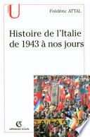 Histoire de l'Italie depuis 1943 à nos jours