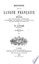 Histoire de la langue française