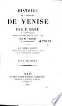 Histoire de la république de Venise