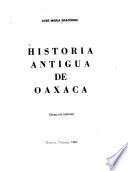 Historia antigua de Oaxaca