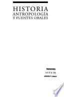 Historia antropología y fuentes orales