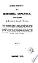 Historia bibliográfica de la medicina española, 6