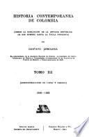 Historia contemporanea de Colombia