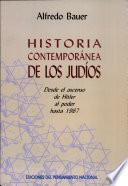 Historia contemporánea de los judíos