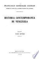Historia contemporánea de Venezuela