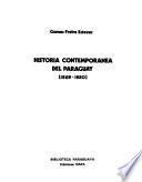 Historia contemporánea del Paraguay (1869-1920)
