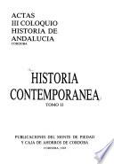 Historia contemporánea