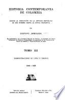 Historia contemporáneo de Colombia