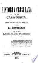 Historia Cristiana de la California
