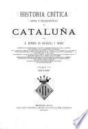 Historia critica (civil y eclesiastica) de Cataluña