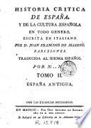Historia critica de España y de la cultura española, 2
