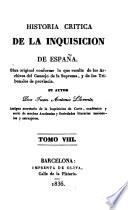 Historia crítica de la Inquisición de España