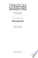 Historia crítica de la literatura argentina: Macedonio