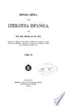 Historia critica de la literatura espanola