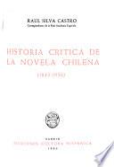 Historia crítica de la novela chilena, 1843-1956