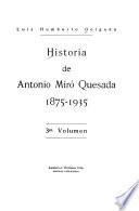 Historia de Antonio Miró Quesada, 1875-1935: La orientación política de Miró Quesada