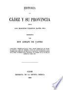 Historia de Cádiz y su provincia