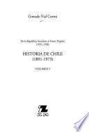 Historia de Chile, 1891-1973: De la República socialista al Frente Popilar, 1931-1938