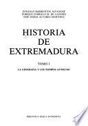 Historia de Extremadura: La geografía de los tiempos antiguos