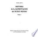 Historia de la alimentación del Nuevo Mundo