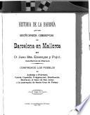 Historia de la Baronía de los señores Obispos de Barcelona en Mallorca