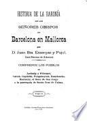 Historia de la Baronía de los señores obispos de Barcelona en Mallorca