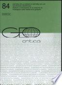 Historia de la Ciencia e Historia de las Desciplinas Cientificas