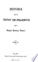 Historia de la ciutat de Felanitx
