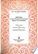 Historia de la conquista de las siete islas de Canaria