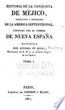 Historia de la conquista de Méjico