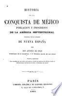 Historia de la conquista de Méjico