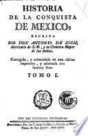 Historia de la conquista de Mexico