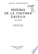 Historia de la cultura griega