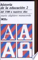 Historia de la educación
