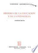 Historia de la educación y de la pedagogía