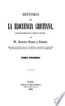 Historia de la elocuencia cristiana