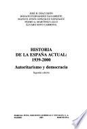 Historia de la España actual, 1939-2000