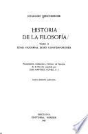 Historia de la filosfía: Edad moderna, edad contemporánea