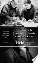 Historia de la filosofía de Tomás de Aquino a Kant