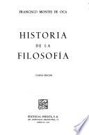 Historia de la filosofía