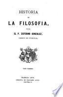 Historia de la filosofía
