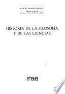 Historia de la filosofía y de las ciencias