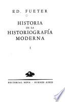 Historia de la historiografía moderna