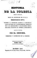 Historia de la Iglesia: (1844. 384 p.)