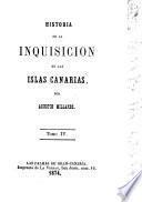Historia de la inquisicion en las islas Canaris