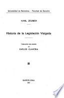 Historia de la legislación visigoda