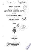Historia de la legislación y recitaciones del derecho civil de España