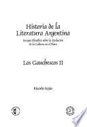 Historia de la literatura argentina