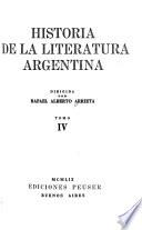 Historia de la literatura argentina