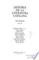 Història de la literatura catalana: Part moderna